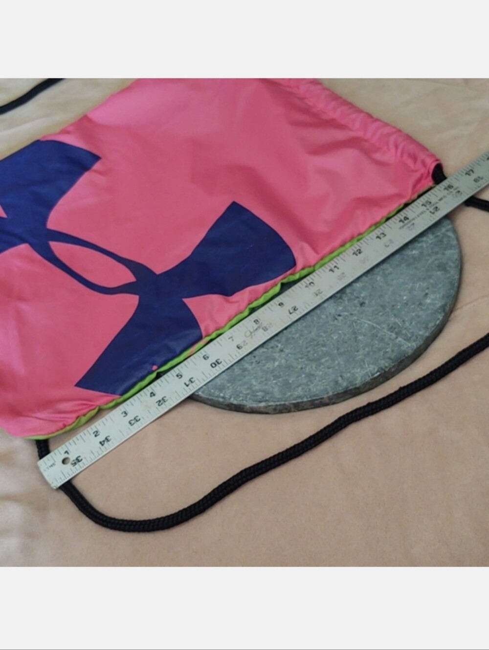 Under Armour Neon Reversible Drawstring Backpack - Picture 6 of 11